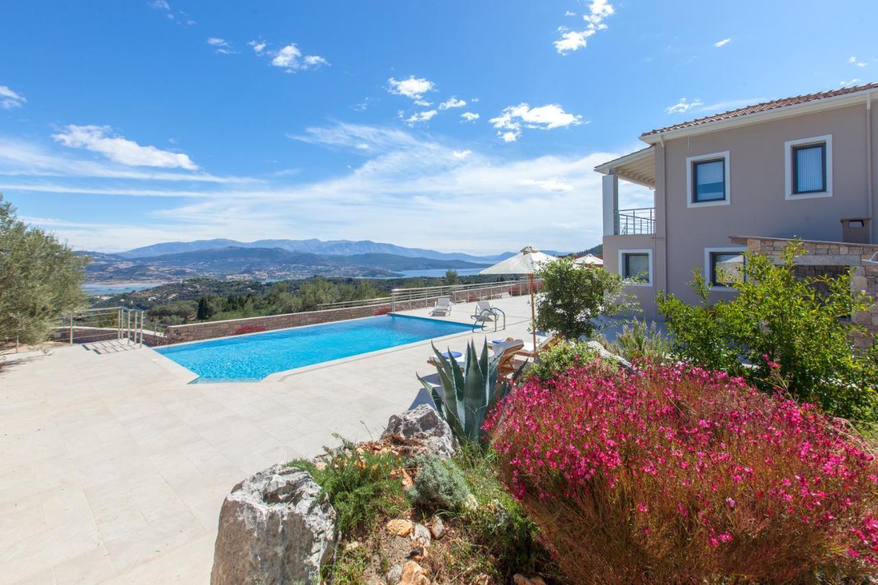 Alivia Lefkas Luxury Villas Απόλπαινα Εξωτερικό φωτογραφία
