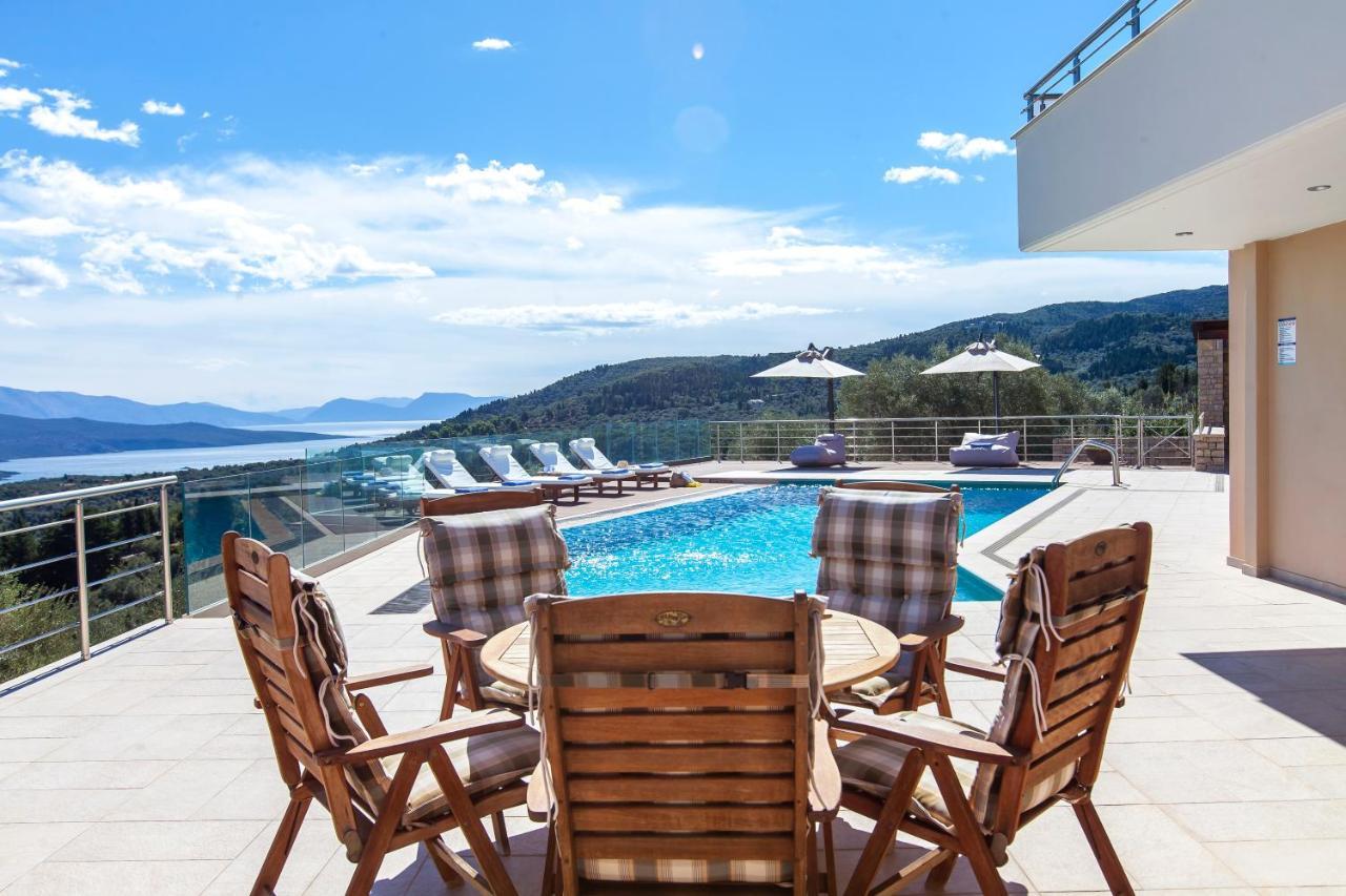 Alivia Lefkas Luxury Villas Απόλπαινα Εξωτερικό φωτογραφία